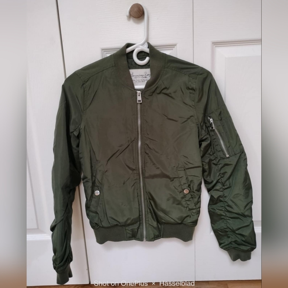 American Rag Cie green jacket size XS